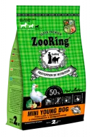 ZooRing Mini Young Dog Утка и рис с брокколи с глюкозамином и хондроитином - Сухой корм для щенков– Интернет-магазин ZOO-MEGA