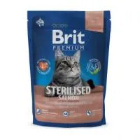 Brit premium cat adult sterilized лосось курица - сухой корм для кошек