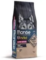 Monge dog bwild low grain низкозерновой корм из мяса гуся для взрослых собак всех пород– Интернет-магазин ZOO-MEGA