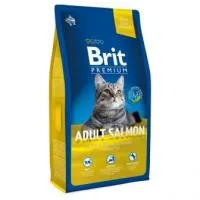 Brit premium cat adult salmon - сухой корм для кошек