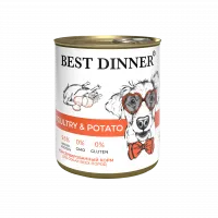 Best Dinner Птица с картофелем - Консервы для собак– Интернет-магазин ZOO-MEGA