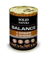 Solid natura balans "сердце печень" - консервы для собак– Интернет-магазин ZOO-MEGA