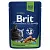 Brit premium цыпленок в соусе для кастрированных - консервы для кошек (пауч)