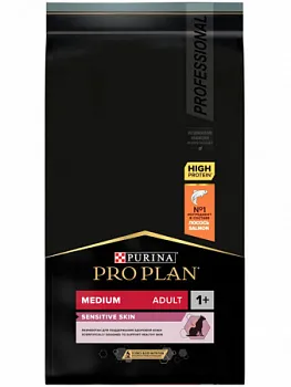 Pro plan optiderma "adult medium sensetive skin ( лосось )" - сухой корм для собак– Интернет-магазин ZOO-MEGA