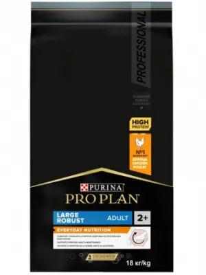 Pro plan optibalance "adult large robust (курица)" - сухой корм для собак, 18 кг