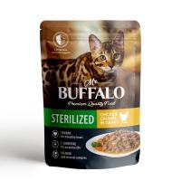 Mr buffalo "sterilised цыпленок в соусе" - консервы для кошек